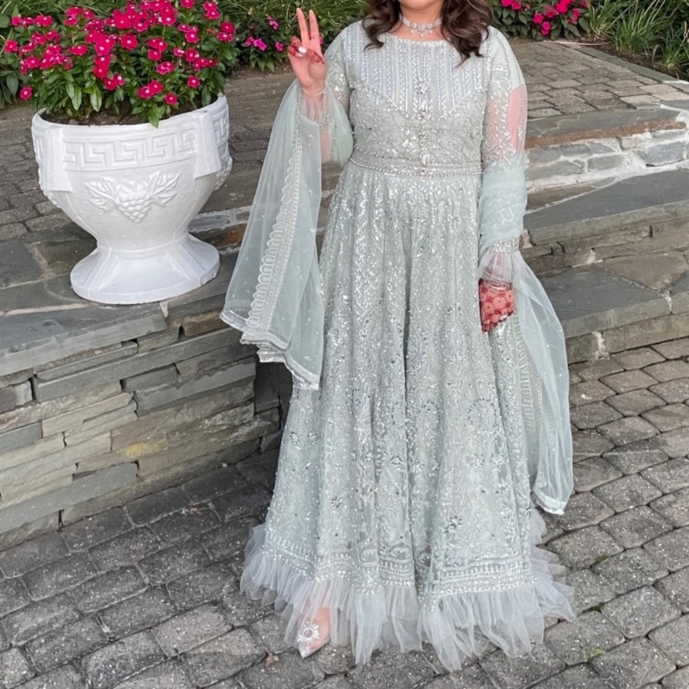 Baroque gown and dupatta